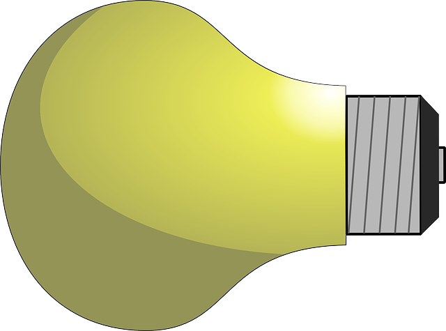 nakreslená žárovka